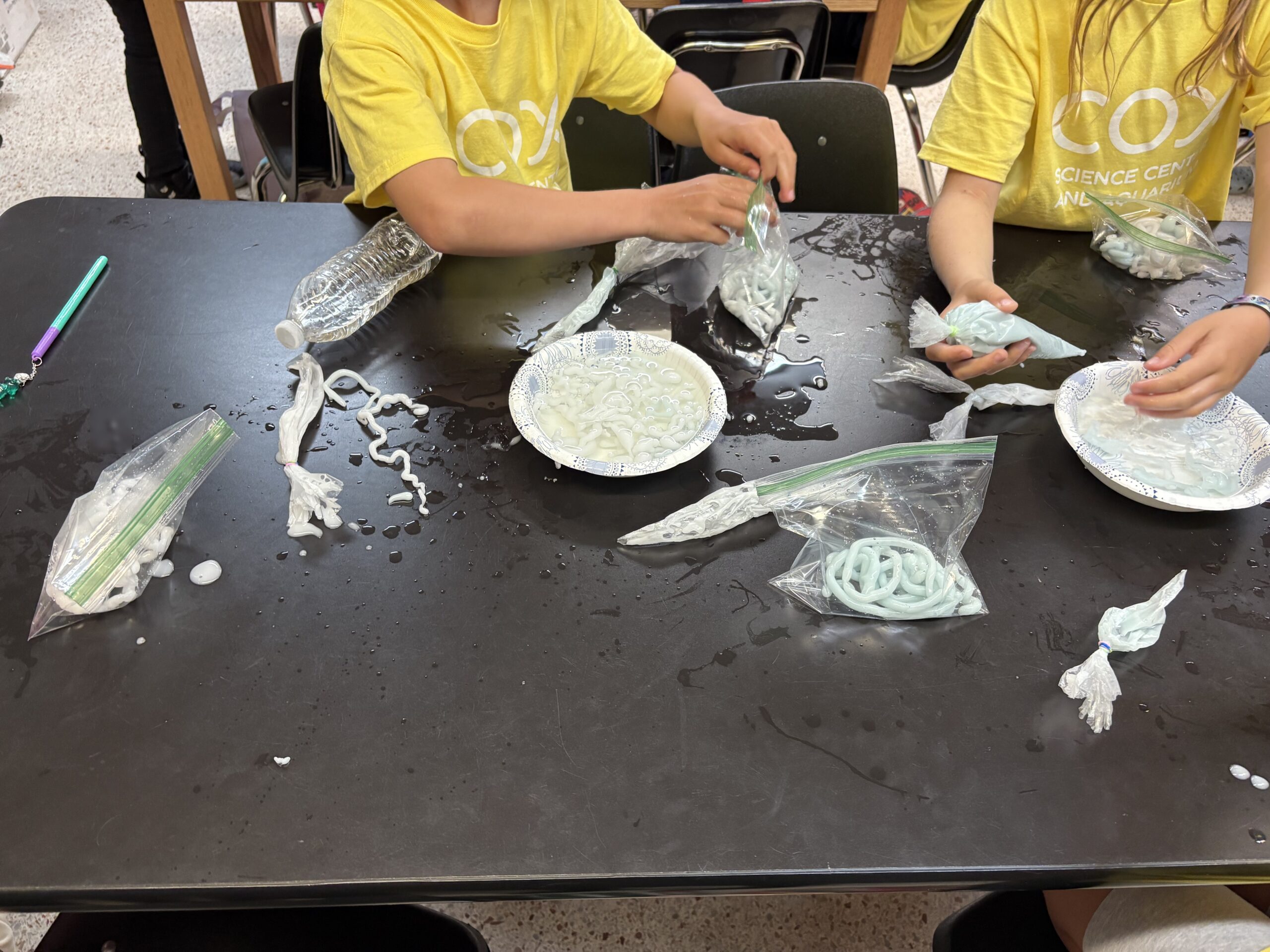 Students conducting hands on experiments